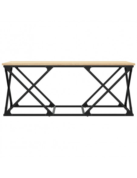 Tavolino da Salotto Rovere Sonoma 100x49x40cm Legno Multistrato