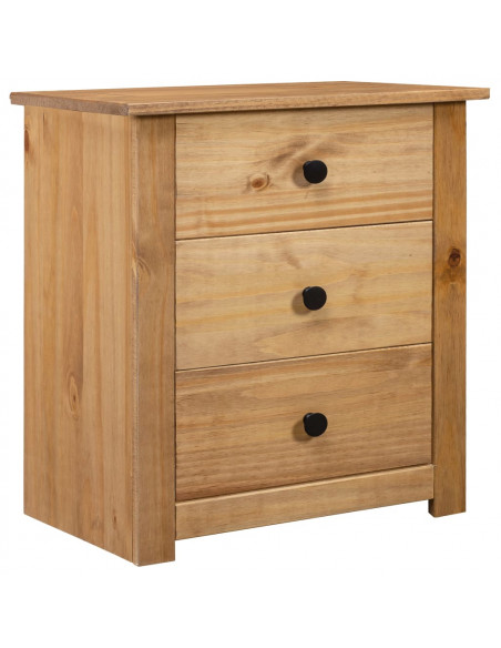 Comodino 46x40x57 cm in Legno di Pino Panama Range