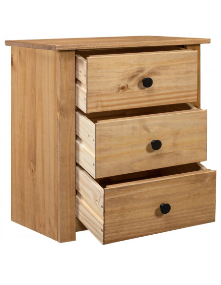 Comodino 46x40x57 cm in Legno di Pino Panama Range