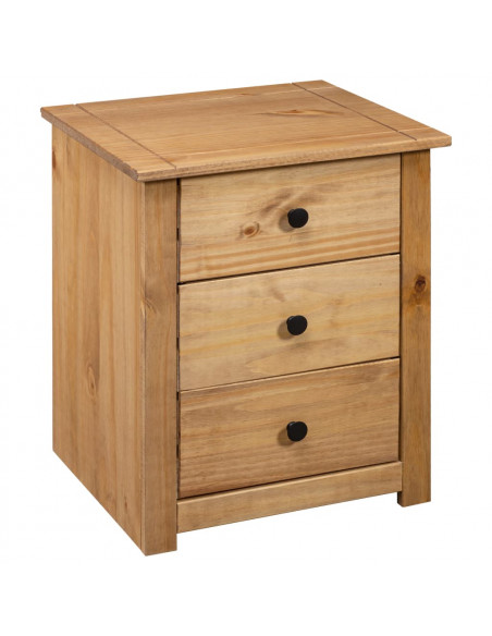 Comodino 46x40x57 cm in Legno di Pino Panama Range
