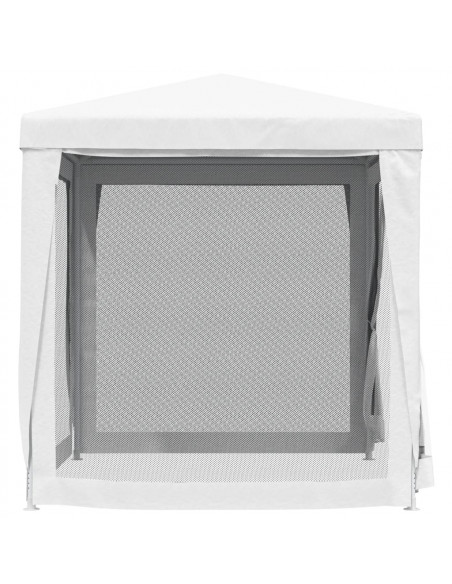 Tendone per Feste con 4 Pareti in Rete 2x2 m Bianco