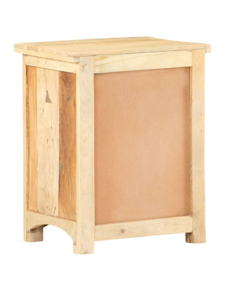 Comodino 40x30x50 cm in Legno Massello di Recupero