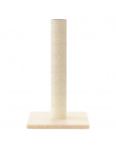 Palo Tiragraffi per Gatti Crema 22x22x45 cm 2