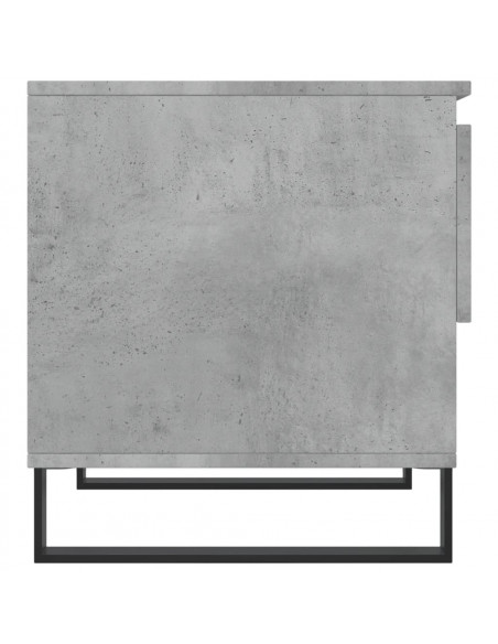 Tavolino da Salotto Grigio Cemento 50x46x50cm Legno Multistrato