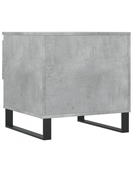 Tavolino da Salotto Grigio Cemento 50x46x50cm Legno Multistrato