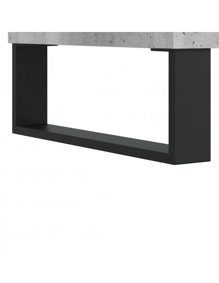 Tavolino da Salotto Grigio Cemento 50x46x50cm Legno Multistrato