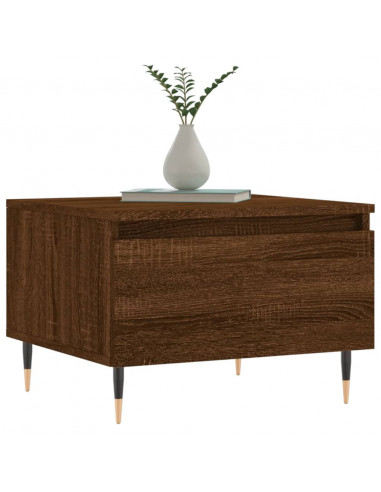 Tavolino da Salotto Rovere Marrone 50x46x35cm Legno Multistrato