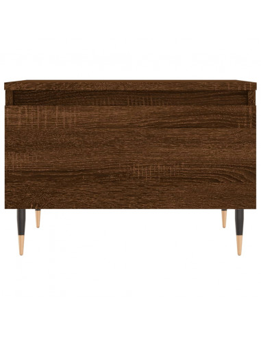 Tavolino da Salotto Rovere Marrone 50x46x35cm Legno Multistrato