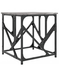 Tavolino Salotto Grigio Sonoma 45x45x47,5 cm Legno Multistrato 2