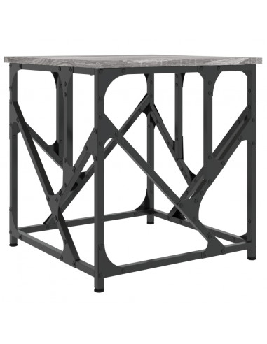 Tavolino Salotto Grigio Sonoma 45x45x47,5 cm Legno Multistrato