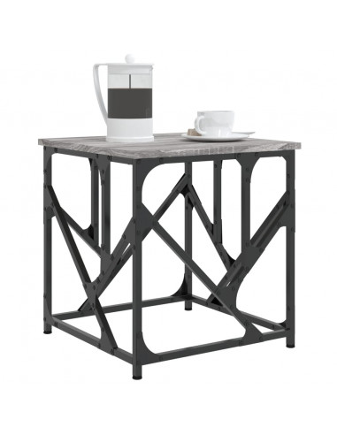 Tavolino Salotto Grigio Sonoma 45x45x47,5 cm Legno Multistrato