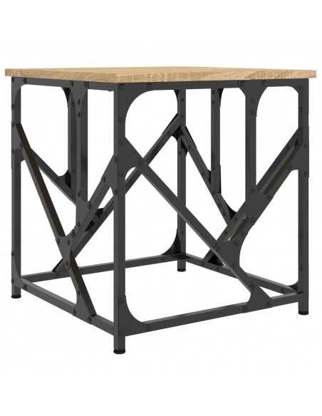 Tavolino Salotto Rovere Sonoma 45x45x47,5 cm Legno Multistrato