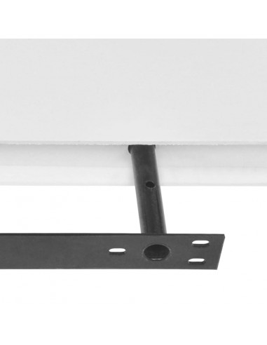 Mensole a Parete 4 pz Bianche 80 cm