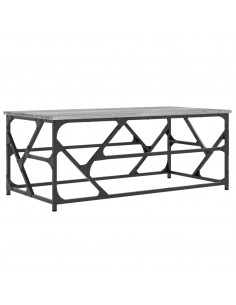 Tavolino da Salotto grigio sonoma 100x50x40cm Legno Multistrato 2