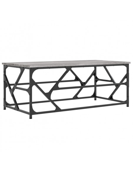 Tavolino da Salotto grigio sonoma 100x50x40cm Legno Multistrato