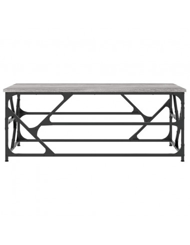 Tavolino da Salotto grigio sonoma 100x50x40cm Legno Multistrato