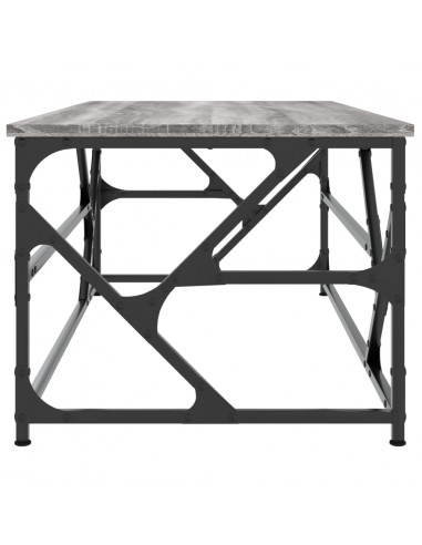 Tavolino da Salotto grigio sonoma 100x50x40cm Legno Multistrato