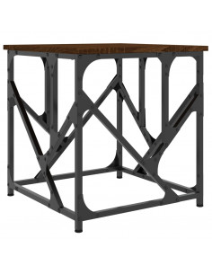 Tavolino Salotto Rovere Marrone 45x45x47,5 cm Legno Multistrato 2