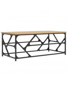 Tavolino da Salotto Rovere Sonoma 100x50x40cm Legno Multistrato 2