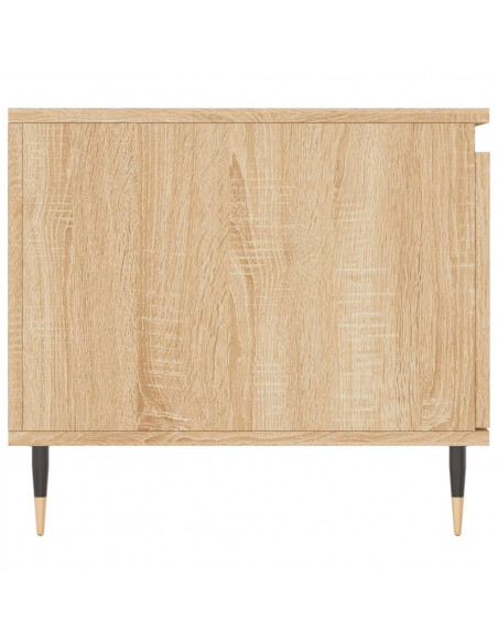 Tavolino da Salotto Rovere Sonoma 100x50x45cm Legno Multistrato