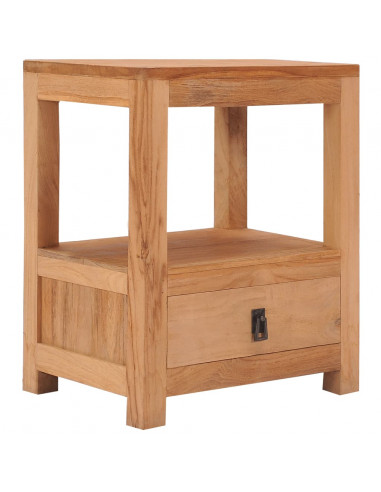 Comodino 40x30x50 cm in Legno Massello di Teak