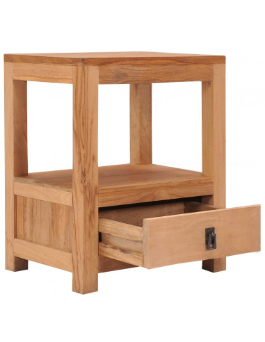 Comodino 40x30x50 cm in Legno Massello di Teak
