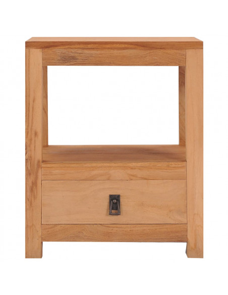 Comodino 40x30x50 cm in Legno Massello di Teak