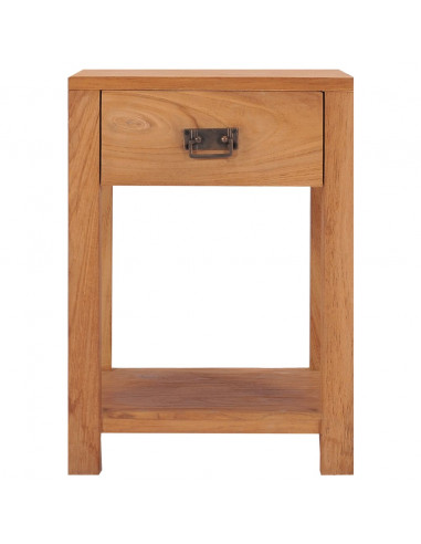 Comodino 35x35x50 cm in Legno Massello di Teak