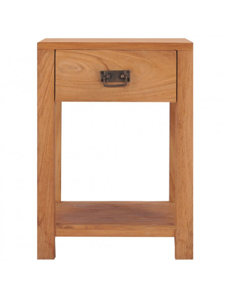 Comodino 35x35x50 cm in Legno Massello di Teak