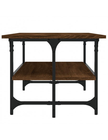 Tavolino Salotto Rovere Marrone 100x50x40cm Legno Multistrato