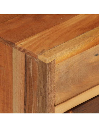 Comodino 40x30x50 cm in Legno Massello di Recupero