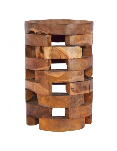 Comodino 30x30x45 cm in Legno Massello di Teak