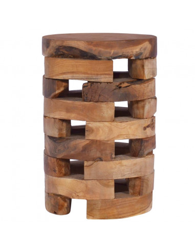 Comodino 30x30x45 cm in Legno Massello di Teak