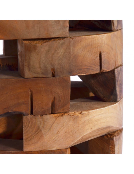 Comodino 30x30x45 cm in Legno Massello di Teak