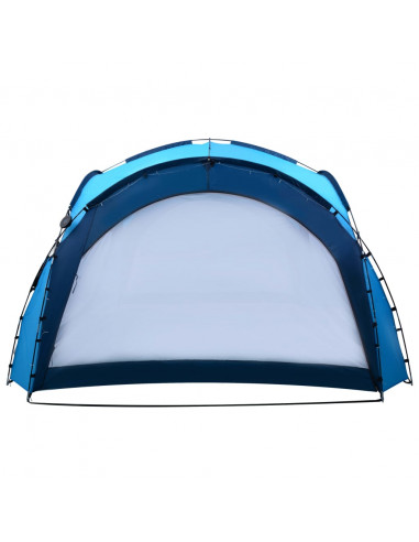 Tenda per Feste con LED e 4 Pareti 3,6x3,6x2,3 m Blu