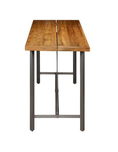 Tavolo da Bar in Teak Massello di Recupero 150x70x106 cm