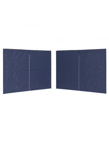 Parete per Tendostruttura in PE 2 pz con Cerniera Blu