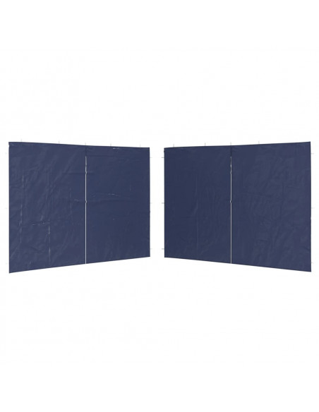 Parete per Tendostruttura in PE 2 pz con Cerniera Blu