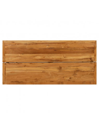 Tavolo da Bar in Teak Massello di Recupero 150x70x106 cm