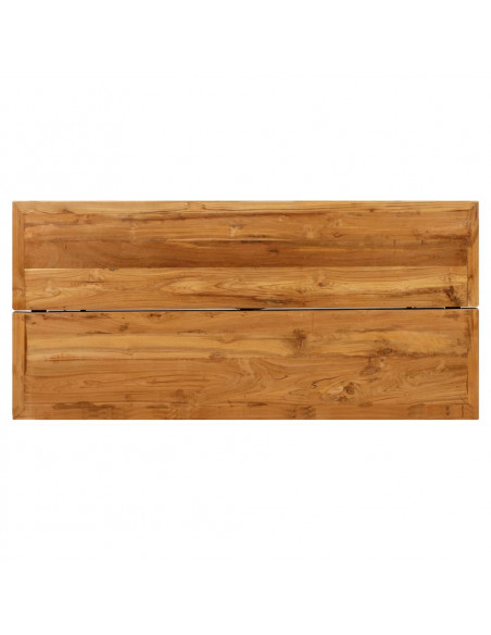 Tavolo da Bar in Teak Massello di Recupero 150x70x106 cm
