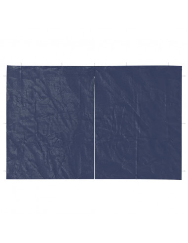 Parete per Tendostruttura in PE 2 pz con Cerniera Blu