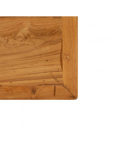 Tavolo da Bar in Teak Massello di Recupero 150x70x106 cm