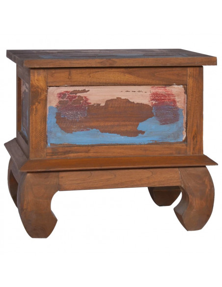 Comodino 45x35x40 cm in Legno Massello di Recupero