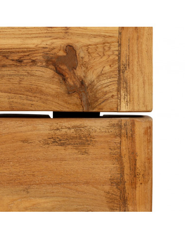 Tavolo da Bar in Teak Massello di Recupero 150x70x106 cm