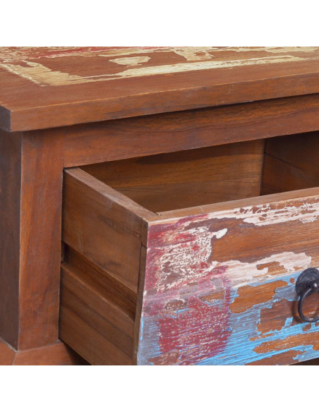 Comodino 45x35x40 cm in Legno Massello di Recupero