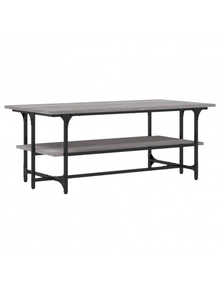 Tavolino da Salotto grigio sonoma 100x50x40cm Legno Multistrato