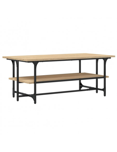 Tavolino da Salotto Rovere Sonoma 100x50x40cm Legno Multistrato
