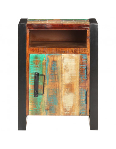 Comodino 40x35x55 cm in Legno Massello di Recupero