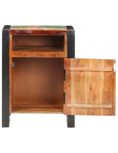 Comodino 40x35x55 cm in Legno Massello di Recupero