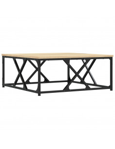 Tavolino da Salotto Rovere Sonoma 70x70x30 cm Legno Multistrato 2